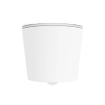 MONDIAZ LAVIE wandclosetpack - 36x53cm - diepspoel - rimless - Talc (offwhite) - softclose - quick-release - toiletzitting - Talc (offwhite) SW1204554