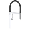 GROHE essence new Keukenkraan - hoog - uittrekbare uitloop - 2 straalsoorten - met profesionele handdouche - chroom SW86841