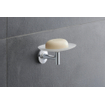 Duravit Starck T Zeephouder - wandmodel - 14x10.6cm -matglas - chroom SW297110