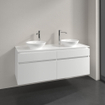 Villeroy & Boch Legato onderkast met 4 laden voor 2 opzetwaskommen 140x50x55cm matwit 0124798