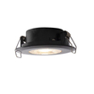 QAZQA Ulo Inbouwspot - set van 2 - 8.2x8.2cm - incl. LED - 3 staps dimbaar - IP44 - rond - mat zwart SW1210169