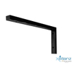 Wiesbaden mat zwarte L- supportbeugel 46x22 SW373463