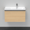 Duravit D-Neo wastafelonderkast 78.4x44x45.2cm 1 lade met softclose Natuur eiken Mat SW640592