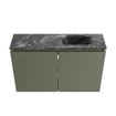 MONDIAZ TURE-DLUX 80cm toiletmeubel Army. EDEN wastafel Lava positie rechts. Zonder kraangat. SW1103679