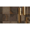 SAMPLE Abk Imoker Play Vloer- en wandtegel 20x20cm 8.5mm R10 porcellanato Oxide Bronze SW911887