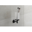 Duravit Starck T Tandenborstelhouder - matglas - zwart mat SW297076
