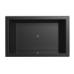 Xenz Society ligbad - 190x120cm - met overloop - zonder afvoer - Acryl Ebony mat SW103472