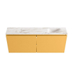MONDIAZ TURE-DLUX 120cm toiletmeubel Ocher. EDEN wastafel Frappe positie rechts. Zonder kraangat. SW1102875