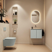 MONDIAZ TURE-DLUX 60cm toiletmeubel Greey. EDEN wastafel Ostra positie midden. Zonder kraangat. SW1104862