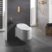 GROHE Sensia Arena Douche WC set - inbouwreservoir geintegreerde netspanning- en douchewc aansluiting - diepspoel - spoelrandloos - met zitting - glans wit SW1017086