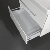 Villeroy en boch Avento wastafelonderkast 760x520x447 met 2x lade crystal white SW59900