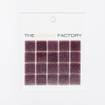 SAMPLE The Mosaic Factory Amsterdam mozaïektegel 2x2x0.4cm voor wand en vloer voor binnen en buiten vierkant Glas Paars SW861881