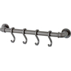 Mora Garden Wandbeugel 49cm met 4 haken Industrieel Grijs SW419876