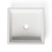 HR Badmeubelen Elemento waskom - 40x40x12.5cm - vierkant - wit SW15792