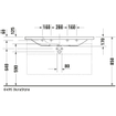 Duravit Durastyle wastafel 120x48cm 1 kraangat met overloop wit SW54153