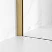 Fortifura Galeria Douchecabine - 80x80x200 - Profiel - veiligheidsglas - anti kalk - Geborsteld Messing PVD (Goud) SW1224417