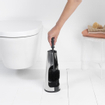 Brabantia ReNew Toiletborstel - staand - houder - brilliant steel SW237228