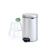Brabantia NewIcon Pedaalemmer - 12 liter - kunststof binnenemmer - matt Steel SW767505