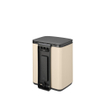 Brabantia Bo Afvalemmer - 7 liter - kunststof binnenemmer - soft beige SW1026506