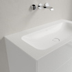 Villeroy & boch Finion meubelwastafel 100x50 zonder kraangat zonder overloop stonewhite Ceramic+ stone white SW209389