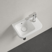 Villeroy & Boch Architectura fontein - 36x26cm - 1 kraangat rechts - met overloop - ceramic wit SW68793