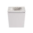 MONDIAZ TURE-DLUX 40cm toiletmeubel Cale. EDEN wastafel Glace positie midden. Zonder kraangat. SW1103182