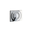 GROHE Surf wc bedieningsplaat enkele spoeling verticaal/horizontaal chroom 0729136