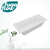 FugaFlow Efficiente Anta Ligbad - 180x80cm - acryl - glans wit SW1123507