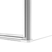 Fortifura Galeria Douchecabine - 90x140x200cm - scharnieren - deurgreep - stabilisatiestang - vlak - helder veiligheidsglas - Chroom SW1222491