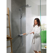 Hansgrohe Crometta s 240 1jet showerpipe met thermostaat ecosmart chroom SW73212