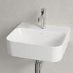 Villeroy & Boch Finion fontein 1 kraangat 43x39cm ceramic+ zonder overloop wit SW106450