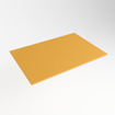 Mondiaz TOP 23 Topblad - 40x23.5x0.9cm - geschikt voor afdekplaat - Solid surface - Ocher SW1021262
