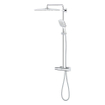 GROHE Rainshower SmartActive Regendoucheset Opbouw -hoofddouche 31cm - handdouche vierkant - thermostatisch - SmartActive - chroom SW472373