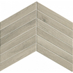 Fap Ceramiche Fapnest wand- en vloertegel - 7.5x45cm - 9mm - Rechthoek - Houtlook - Silver Chevron Mat SW536610