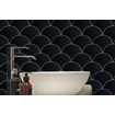 SAMPLE By Goof Escama wandtegel Visschub glans zwart SW735909