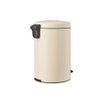 Brabantia NewIcon Pedaalemmer - 20 liter - kunststof binnenemmer - soft beige SW1117461