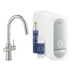 GROHE blue home Keukenkraan - uittrekbare c uitloop - supersteel geborsteld SW236970