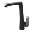 Wiesbaden Tarma eenhendel keukenkraan zwart/chroom SW62552