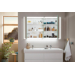 Villeroy & Boch My view spiegelkast 130x75cm 3 deuren 3 contactdoos LED SW641584