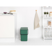 Brabantia Sort & Go Afvalemmer - 25 liter - hengsel - fir green SW1117371