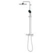 Grohe Vitalio Start 250 douchesysteem thermostatisch hoofddouche 1 straalsoort en handdouche 2 straalsoorten chroom SW1028253