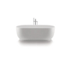 Duravit Luv vrijstaand bad 180 x 85 cm met afvoer/overloop wit SW228003