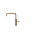 Quooker Fusion Square kokendwaterkraan - draaibare uitloop - PRO3 incl. Cube reservoir - Warm / kokend / bruisend / gefilterd water - Messing patina SW769509