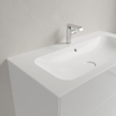 Villeroy & Boch Finion meubelwastafel 1 kraangat 100x50cm Ceramic+ met verdekte overloop stone white SW209577