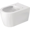 Duravit Starck Me wandclosetpack diepspoel Rimless 37x57cm met softclose closetzitting wit SW89009
