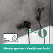 Hansgrohe Vernis Blend badmengkraan - opbouw - eengreeps - mat zwart SW651290