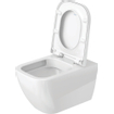 Duravit Happy D.2 WC-zitting 43x35.9x4.3cm met quickrelease Kunststof wit Glanzend SW54351