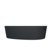 Arcqua Rocker waskom - 50x37x13cm - opbouw - rechts - organisch - cast marble antraciet mat SW927806