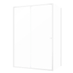 Sealskin Contour Schuifdeur met zijwand 140x90x200 cm, 6 mm helder veiligheidsglas Mat wit SW696332