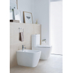 Duravit Karree closetrolhouder met klep chroom SW55120